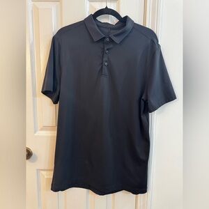 Lululemon Black Polo Shirt